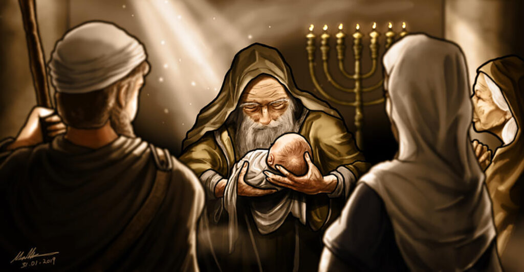 The Presentation of Jesus in the Temple. Credit: ArtFriar/ DeviantArt.